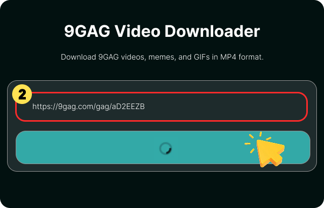 Incolla l'URL 9GAG