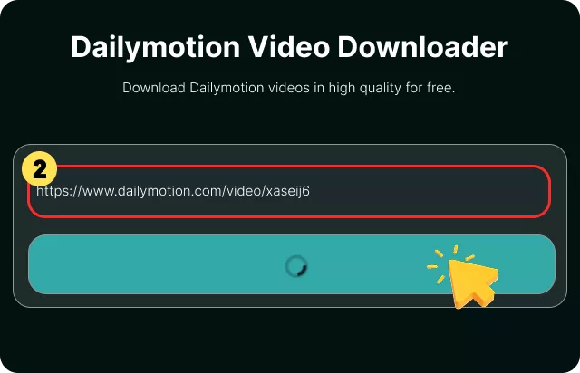 Paste the Link and Click Download