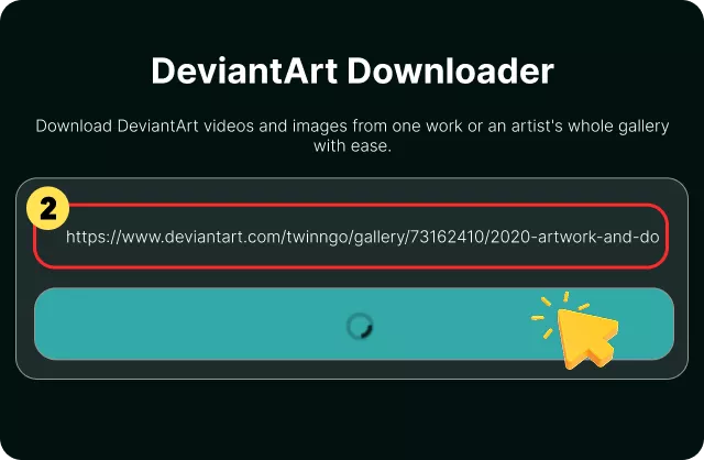 Paste the Link & Click Download