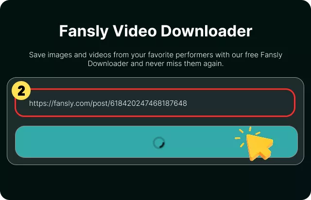Paste the Link & Click Download