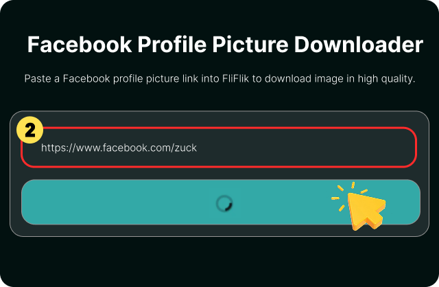 Paste the Link or Username