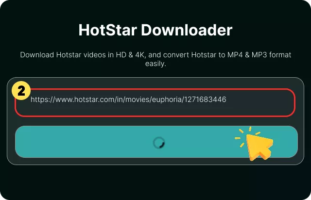 Paste the Link & Click Download