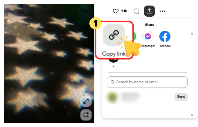 Copy Pinterest Image URL