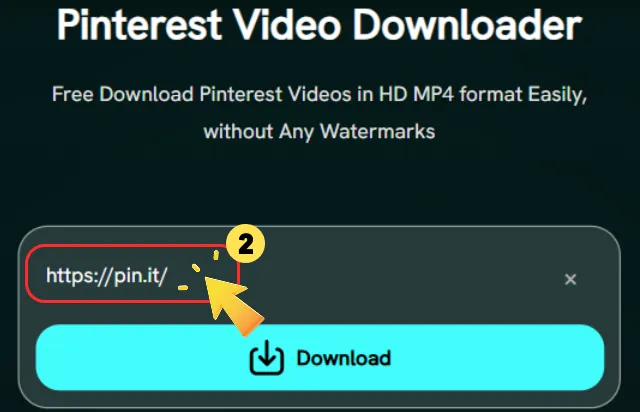 Paste the Link to Download Box