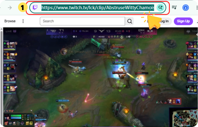 Copy & Paste Twitch Video Link