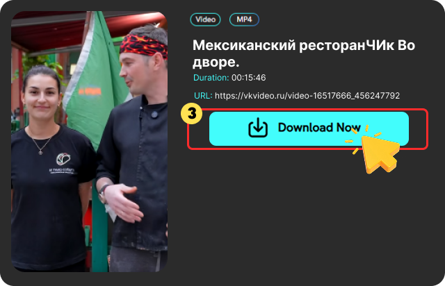 Choose & Download in MP4 Format